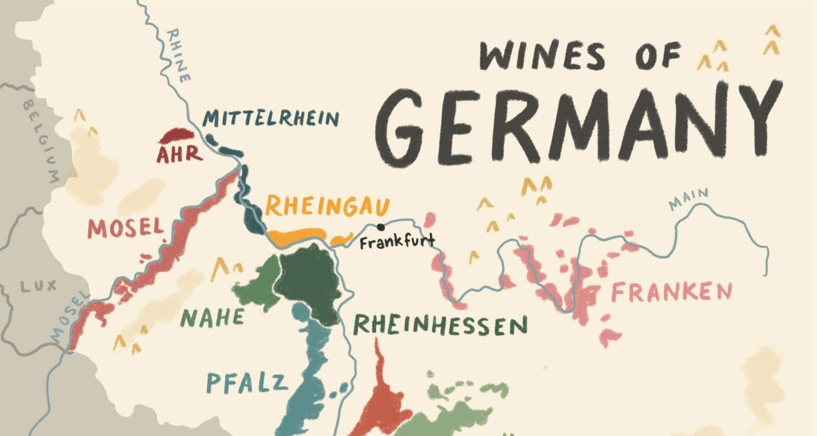 Gernamy Wine Map